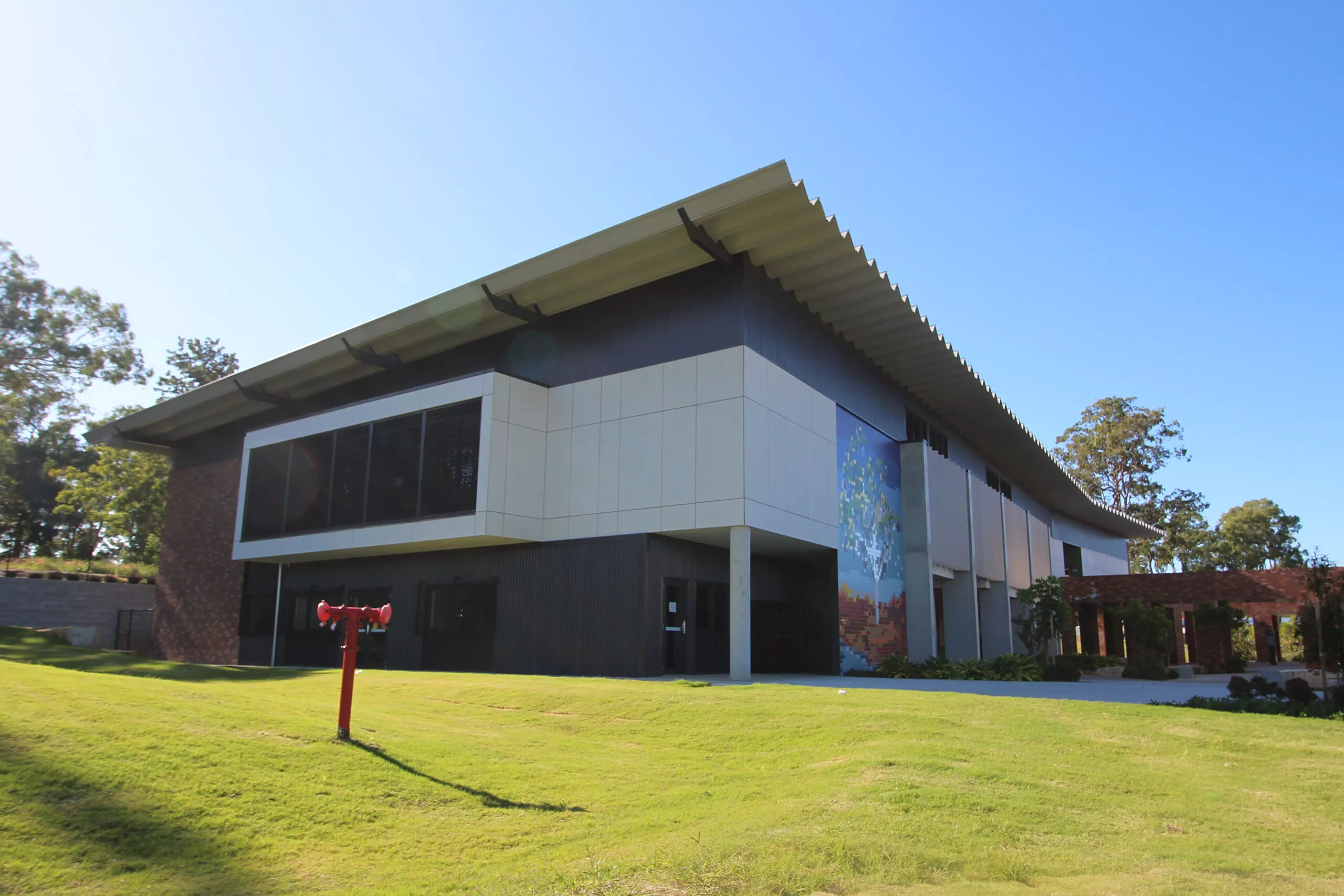 Modern commercial building delivered by Wiley